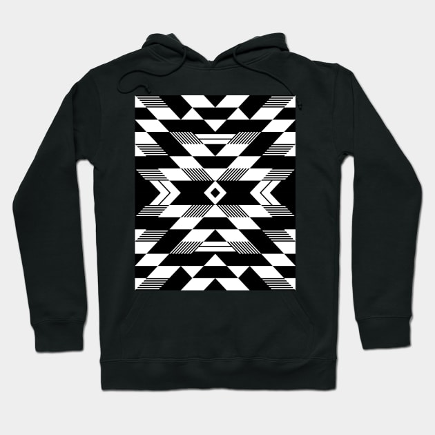 Modern Tribal Mayan Pattern Hoodie by marieltoigo